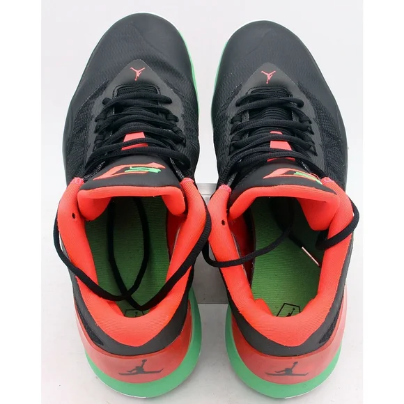 NIKE Jordan Men's CP3.VIII Basketball Shoe Black/Green/orange 684855-035 size 13 - Picture 5 of 11